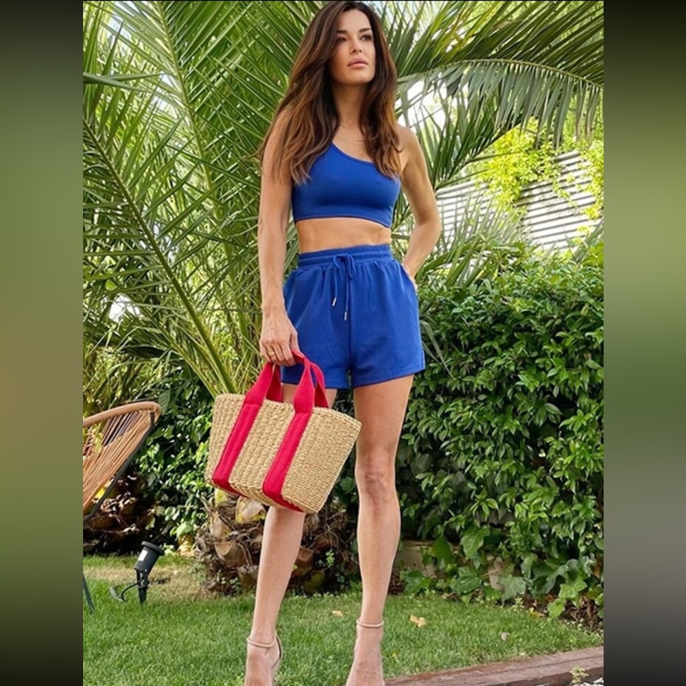 Royal blue two piece comfort set